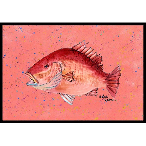 Carolines Treasures 24 x 36 In. Strawberry Snapper Indoor or Outdoor Mat 8351JMAT